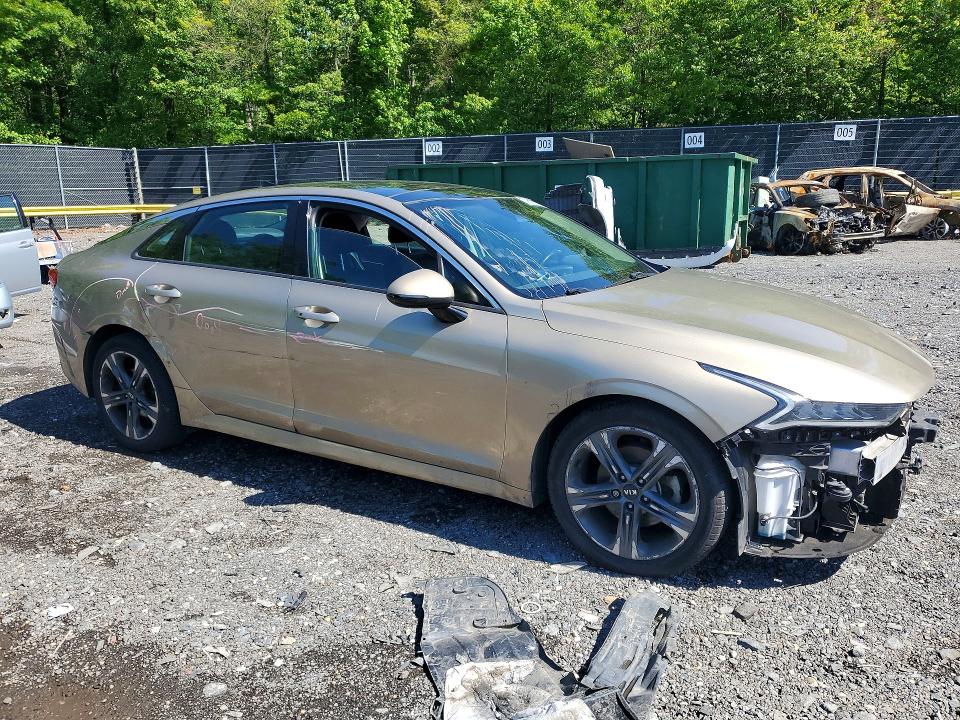 2021 Kia K5 VIN 5XXG34J29MG040692 COPART salvage auction — SIDE, Md - Cert Of Salvage > 75% Damage, sold $3,350 on 2026-07-24 (photo 4)