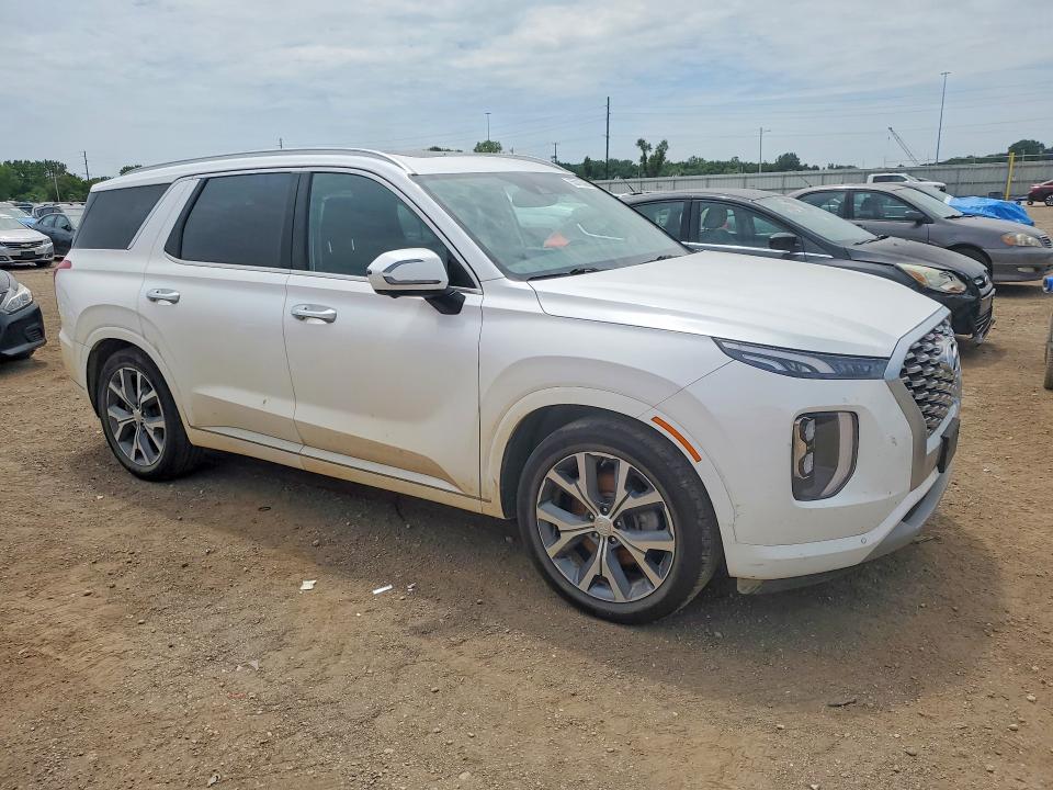 2021 Hyundai Palisade VIN KM8R5DHE7MU187585 COPART salvage auction — MECHANICAL, Mn - Certificate Of Title, sold $7,700 on 2026-07-31 (photo 4)