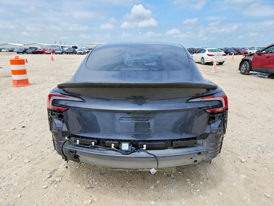 2024 Tesla Model 3 VIN 5YJ3E1EB1RF801677 COPART salvage auction — FRONT END, Tx - Salvage Vehicle Title, sold $14,500 on 2026-07-16 (photo 6)