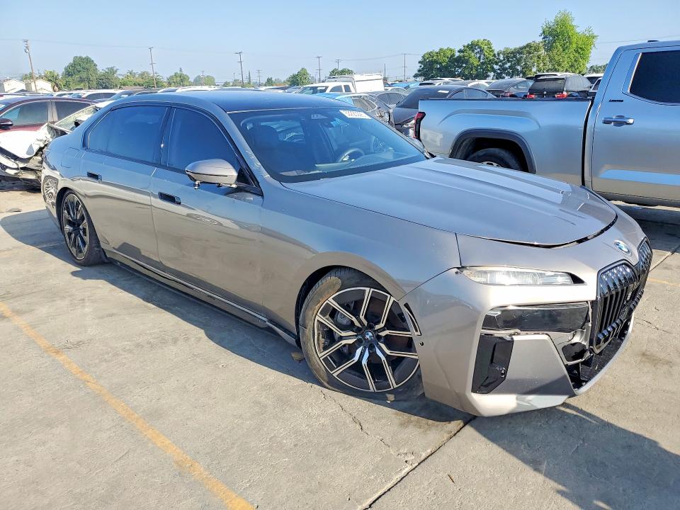 2024 BMW I7 VIN WBY53EJ0XRCP46331 COPART salvage auction — FRONT END, Ca - Salvage Certificate, sold $27,500 on 2026-07-20 (photo 4)