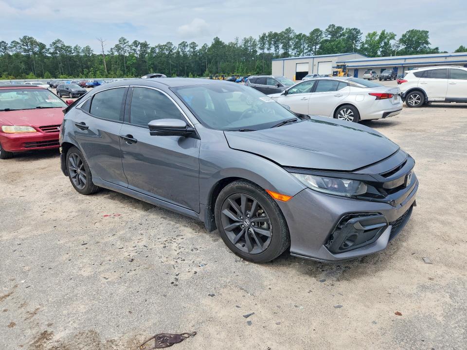 2021 Honda Civic VIN SHHFK7H60MU231850 COPART salvage auction — REAR END, Sc - Cert Of Title-Salvage, sold $5,200 on 2026-07-15 (photo 4)