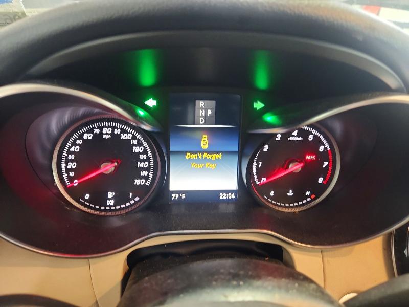 2018 Mercedes-benz Glc VIN WDC0G4JB2JV024110 COPART salvage auction — FRONT END, La - Permit To Sell, sold $4,000 on 2026-07-22 (photo 9)