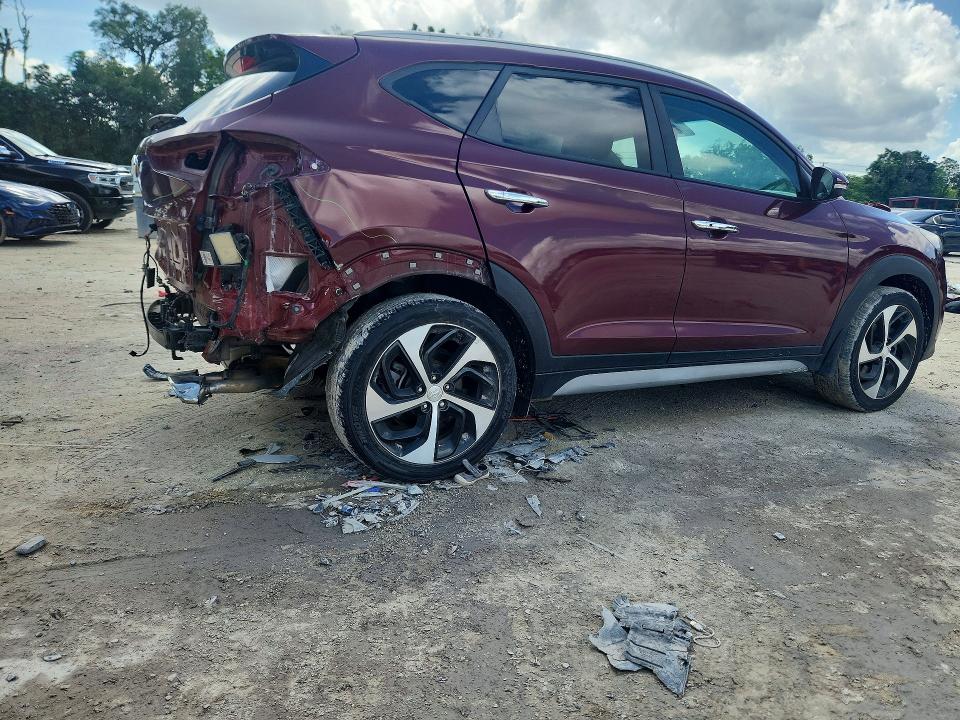 2018 Hyundai Tucson VIN KM8J3CA21JU645811 COPART salvage auction — REAR END, Fl - Cert Of Title Slvg Rebuildable, sold $3,900 on 2026-07-14 (photo 3)