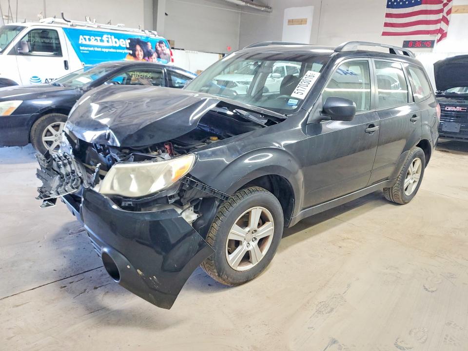 2010 Subaru Forester VIN JF2SH6BC4AH916857 COPART salvage auction — FRONT END, Il - Salvage Certificate, sold $675 on 2026-07-07 (photo 1)