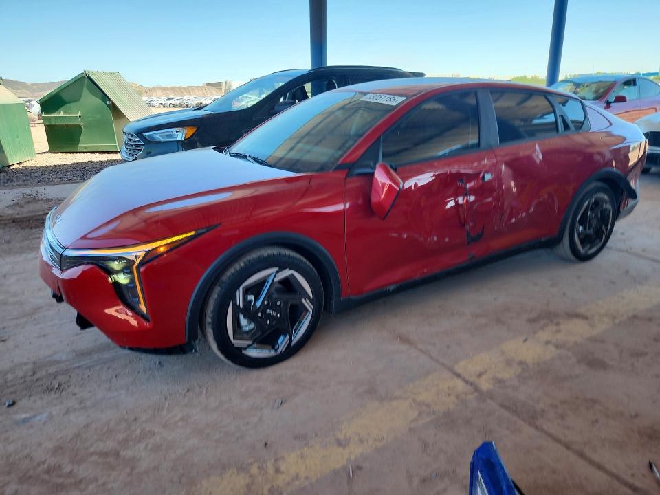 2026 Kia K4 VIN 3KPFU4DEXTE299259 COPART salvage auction — FRONT END, Az - Cert Of Title - Salvage, sold $8,999 on 2026-07-28 (photo 1)