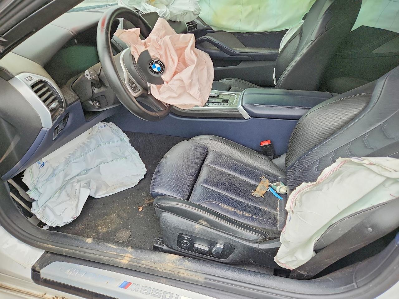2020 BMW M850i xDrive VIN WBABC4C03LCE08899 COPART salvage auction — Front End, VA - CERTIFICATE OF TITLE (P), sold $5,700 on 2026-07-03 (photo 7)