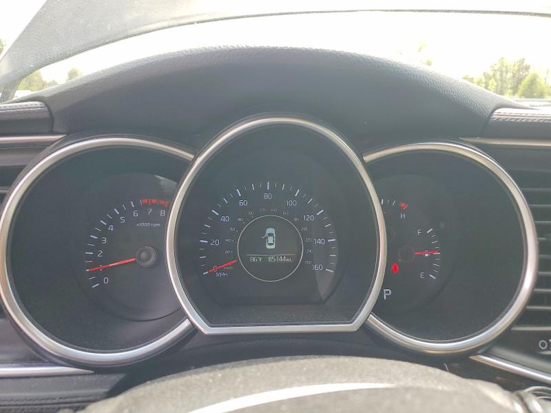 2014 Kia Optima VIN 5XXGN4A74EG305994 COPART salvage auction — FRONT END, Or - Salvage Title Certificate, sold $850 on 2026-07-27 (photo 9)