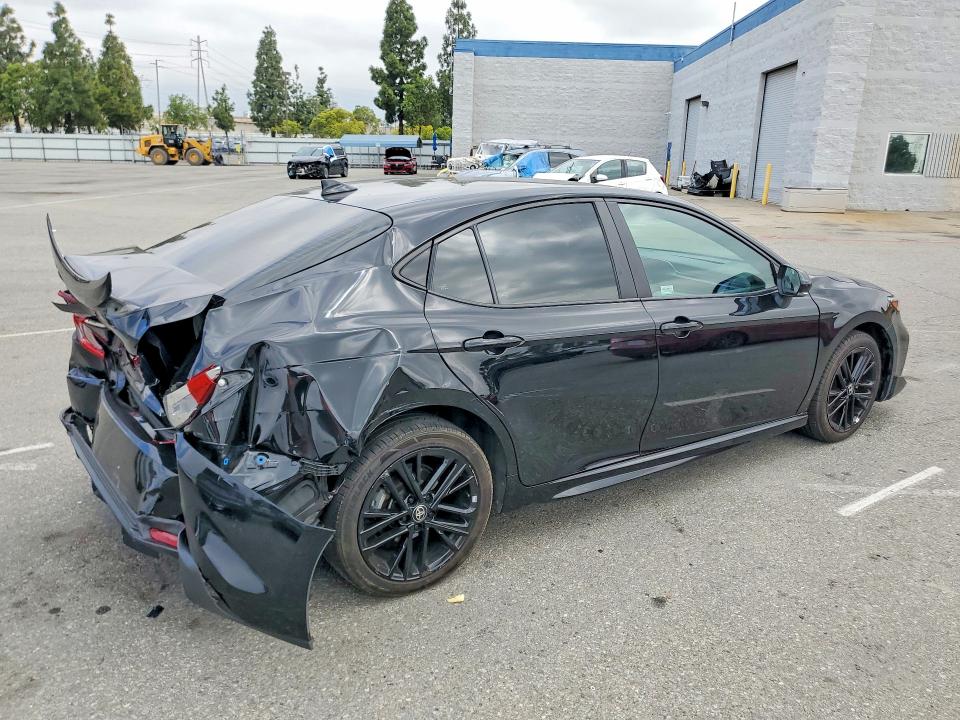 2025 Toyota VIN 4T1DAACK0SU539632 COPART salvage auction — REAR END, Ca - Salvage Certificate, sold $9,900 on 2026-07-02 (photo 3)