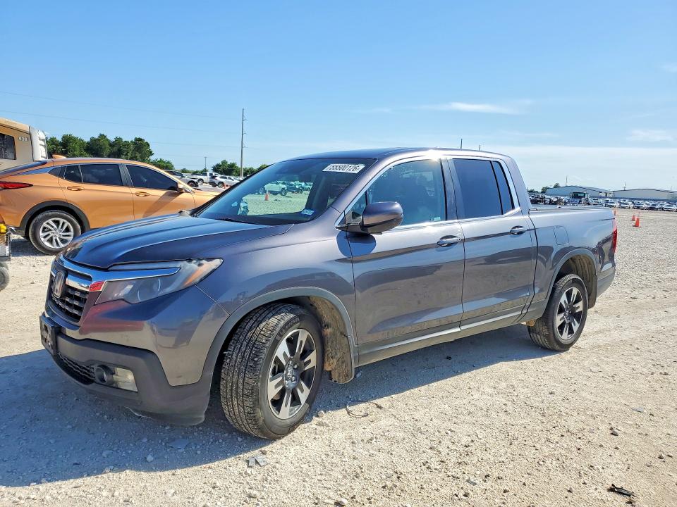 2020 Honda Ridgeline VIN 5FPYK3F52LB019177 COPART salvage auction — FRONT END, Tx - Salvage Vehicle Title, sold $5,100 on 2026-07-09 (photo 1)