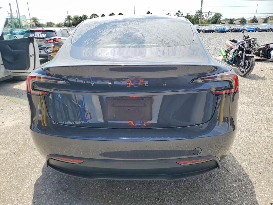 2024 Tesla Model 3 VIN 5YJ3E1EA1RF758160 COPART salvage auction — SIDE, Fl - Cert Of Title Slvg Rebuildable, sold $11,800 on 2026-07-17 (photo 6)