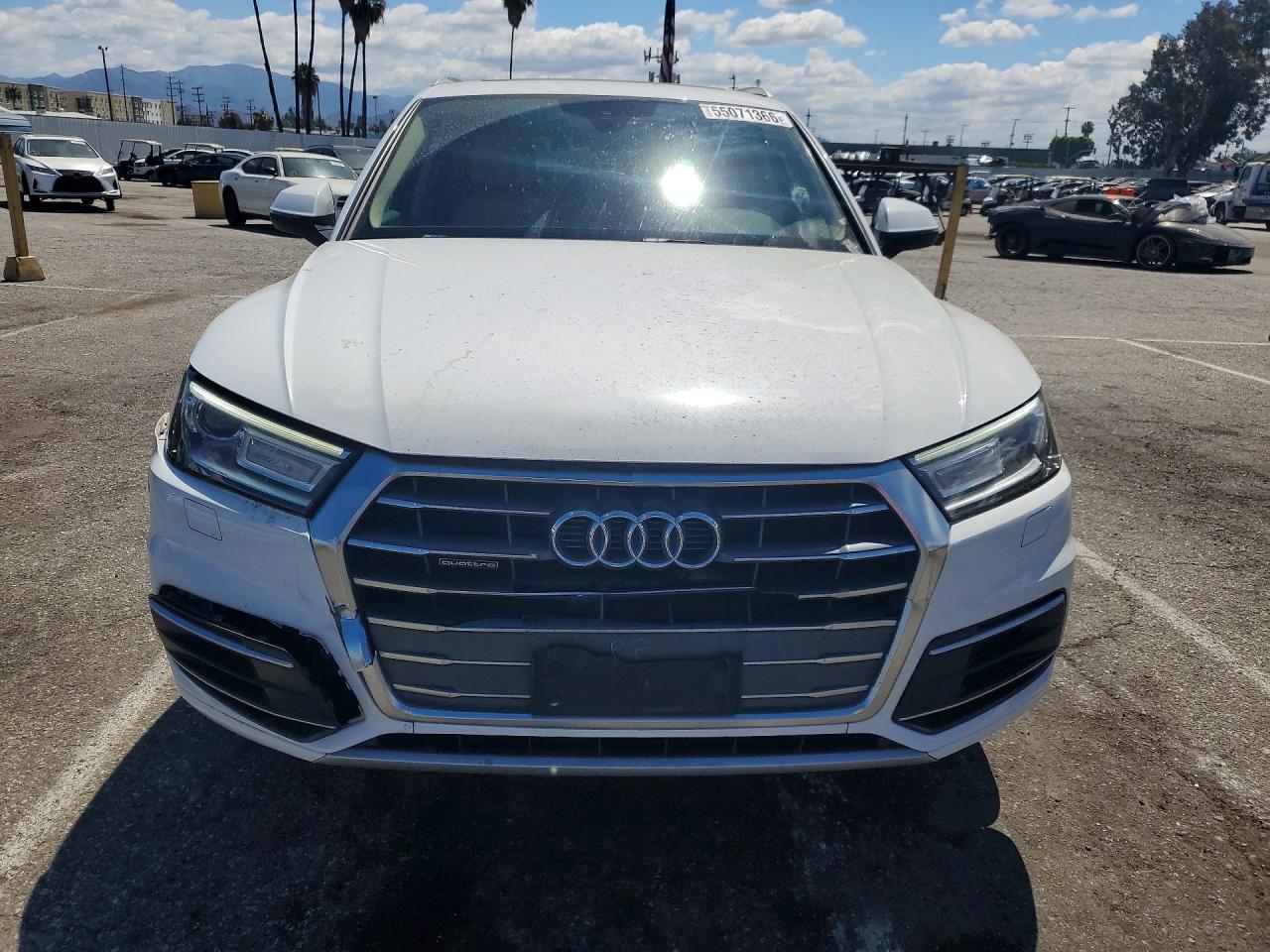2018 Audi Q5 VIN WA1ANAFY0J2246961 COPART salvage auction — Front End, CA - SALVAGE CERTIFICATE, sold $8,200 on 2026-07-10 (photo 5)