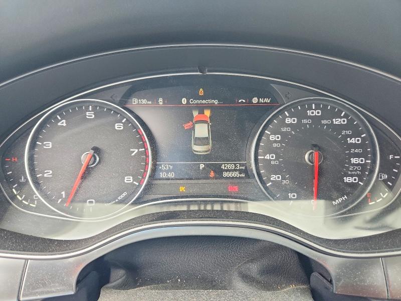 2014 Audi A6 VIN WAUFGAFC6EN049949 COPART salvage auction — FRONT END, Id - Salvage Certificate Of Title, sold $1,700 on 2026-07-23 (photo 9)