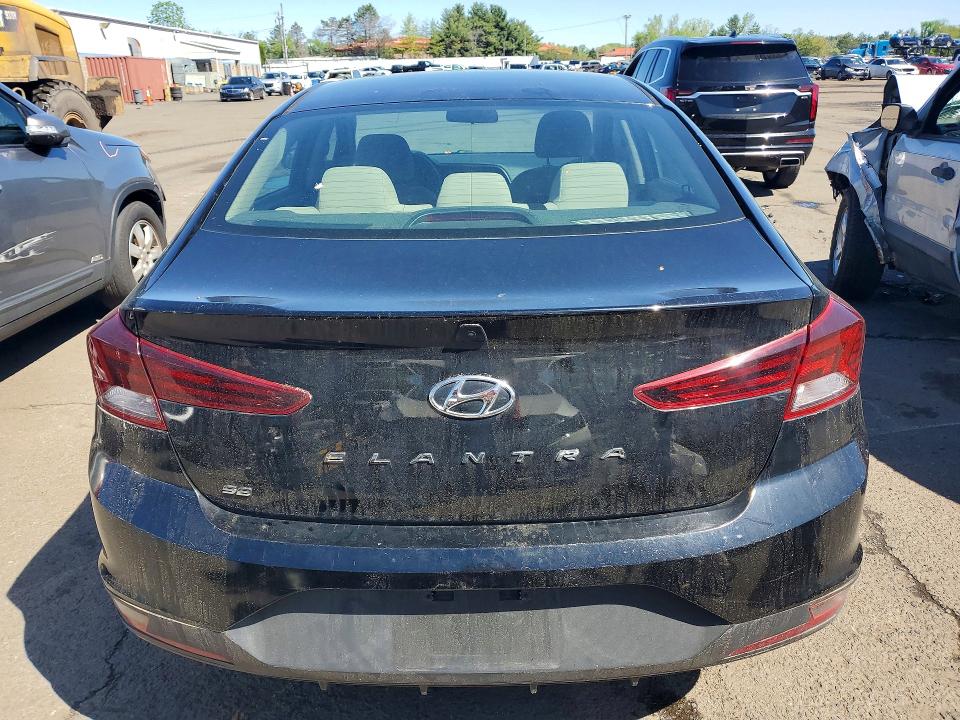 2019 Hyundai Elantra VIN KMHD74LF0KU758870 COPART salvage auction — VANDALISM, Id - Salvage Certificate Of Title, sold $3,500 on 2026-07-17 (photo 6)