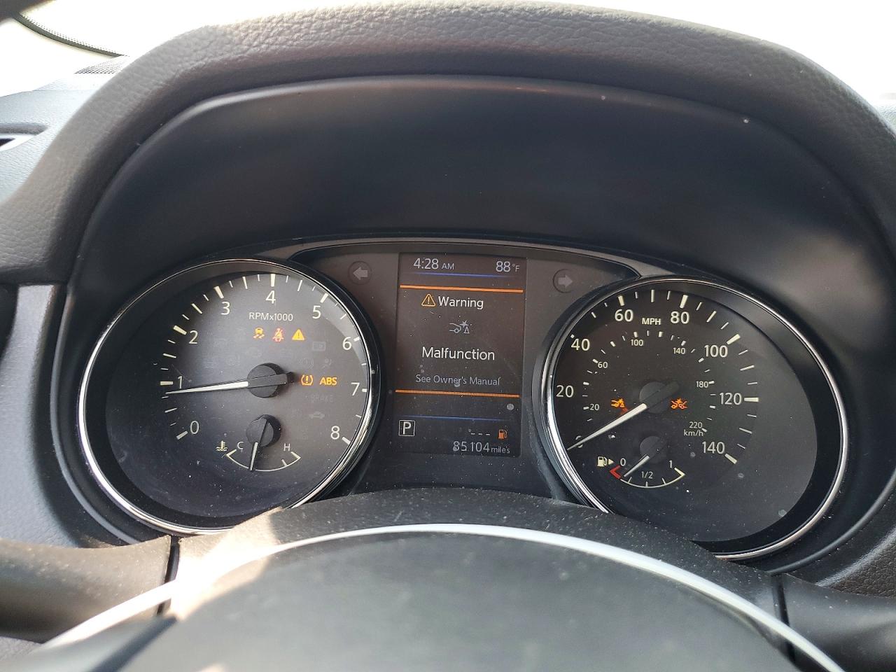 2021 Nissan Rogue Sport VIN JN1BJ1AV0MW321970 COPART salvage auction — Front End, AL - CERT OF TITLE-SALVAGE TITLE, sold $2,900 on 2026-06-25 (photo 9)