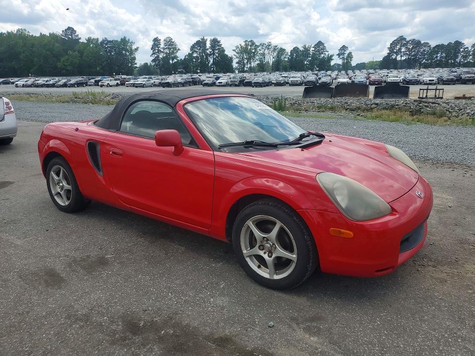 2002 Toyota Mr2 VIN JTDFR320720050248 COPART salvage auction — SIDE, NC - SALVAGE CERTIFICATE OF TITLE, sold $1,650 on 2026-07-28 (photo 4)
