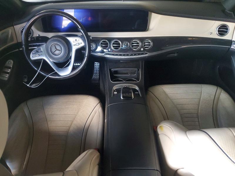 2018 Mercedes-benz S class VIN WDDUG6GB3JA345757 COPART salvage auction — ENGINE BURN, AZ - CERT OF TITLE - SALVAGE, sold $2,200 on 2026-07-22 (photo 8)