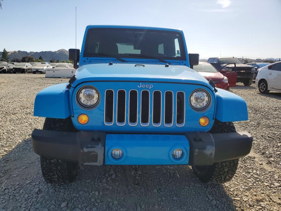 2017 Jeep Wrangler unlimited VIN 1C4BJWEG2HL601502 COPART salvage auction — REAR END, CA - SALVAGE CERTIFICATE, sold $8,800 on 2026-07-28 (photo 5)
