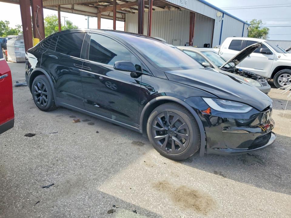 2022 Tesla Model x VIN 7SAXCBE62NF345475 COPART salvage auction — FRONT END, Fl - Cert Of Title Slvg Rebuildable, sold $17,200 on 2026-07-24 (photo 4)