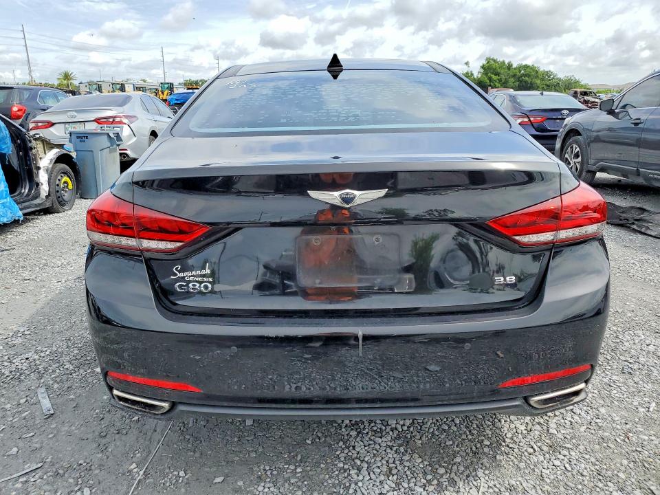 2017 Genesis G80 VIN KMHGN4JE6HU177931 COPART salvage auction — FRONT END, Fl - Certificate Of Destruction, sold $2,100 on 2026-07-10 (photo 6)