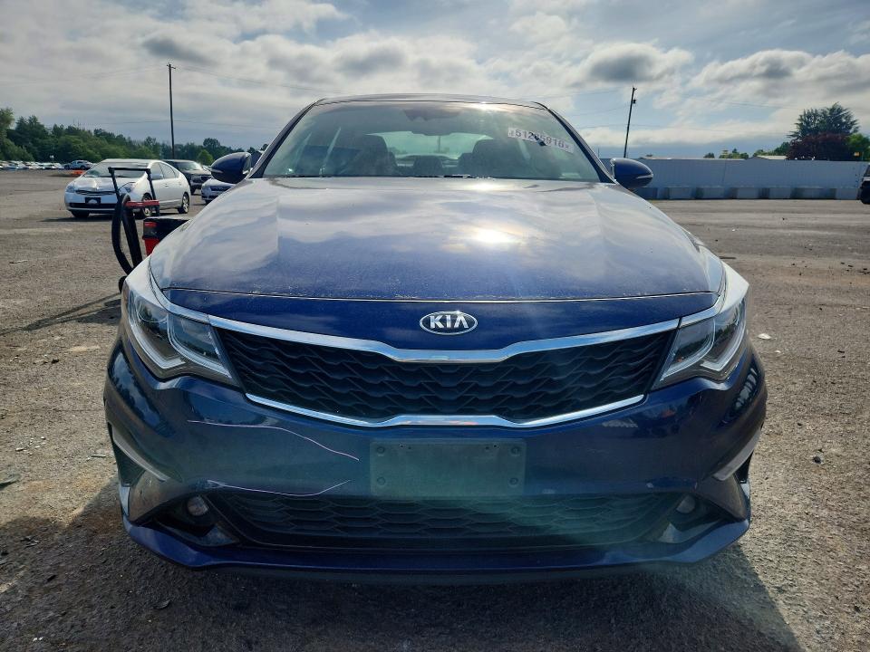 2019 Kia Optima VIN 5XXGT4L38KG322129 COPART salvage auction — REAR END, Or - Salvage Title Certificate, sold $2,700 on 2026-07-13 (photo 5)
