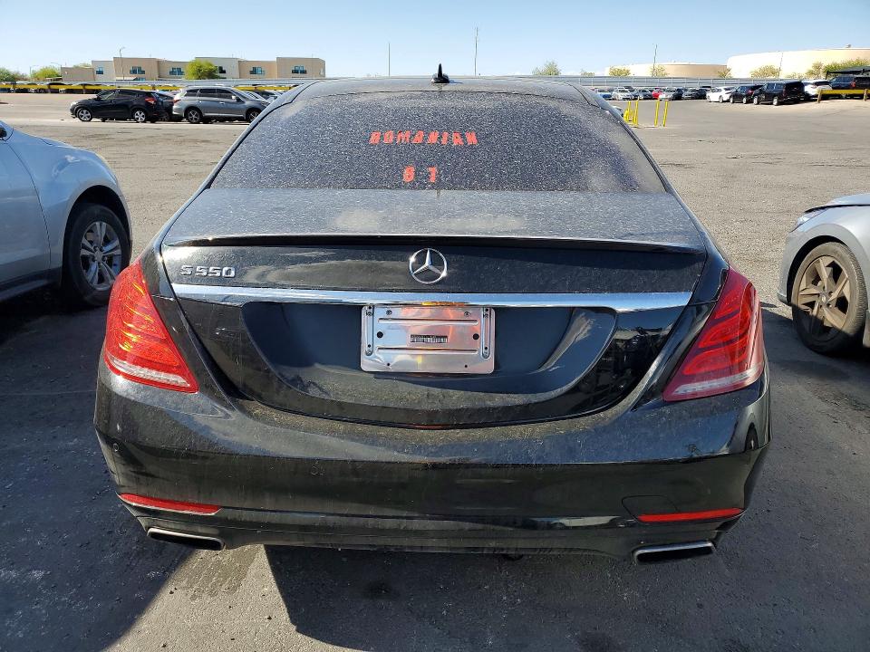 2015 Mercedes-benz S class VIN WDDUG8CB1FA116020 COPART salvage auction — MINOR DENT/SCRATCHES, Nv - Certificate Of Title, sold $5,900 on 2026-07-08 (photo 6)