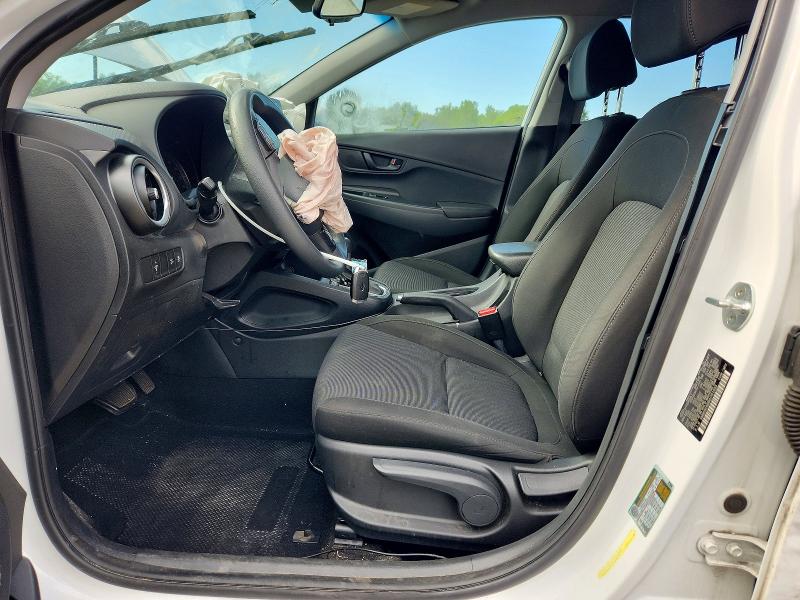 2022 Hyundai Kona VIN KM8K6CAB8NU761833 COPART salvage auction — FRONT END, CT - CERT OF TITLE-SALVAGE, sold $2,100 on 2026-07-07 (photo 7)