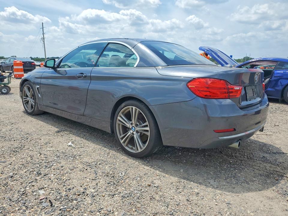 2016 BMW 4er VIN WBA3T3C56G5A41839 COPART salvage auction — HAIL, Tx - Certificate Of Title, sold $7,500 on 2026-07-20 (photo 2)