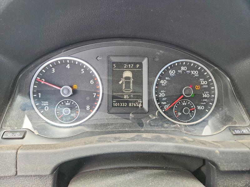 2015 Volkswagen Tiguan VIN WVGAV7AX1FW615605 COPART salvage auction — FRONT END, Ut - Salvage Certificate, sold $1,200 on 2026-07-10 (photo 9)