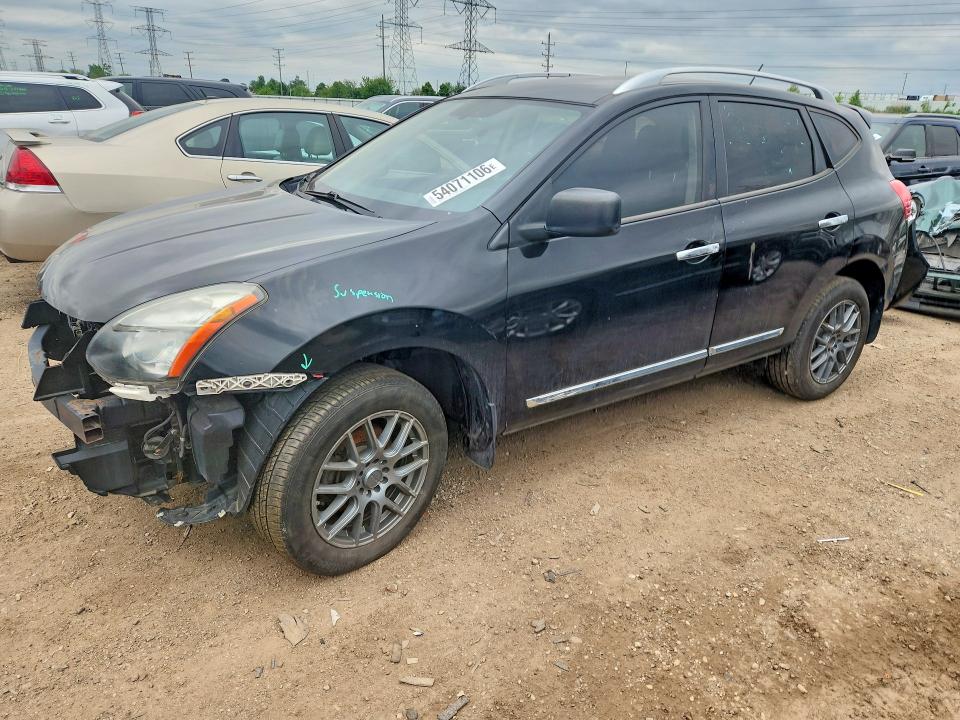 2014 Nissan Rogue VIN JN8AS5MV0EW719758 COPART salvage auction — FRONT END, Il - Salvage Certificate, sold $525 on 2026-07-07 (photo 1)