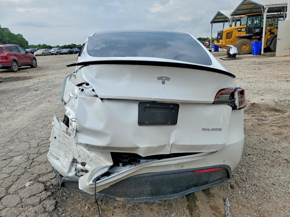 2022 Tesla Model y VIN 7SAYGDEFXNF539918 COPART salvage auction — REAR END, Ga - Cert Of Title-Salvage, sold $8,600 on 2026-07-24 (photo 6)