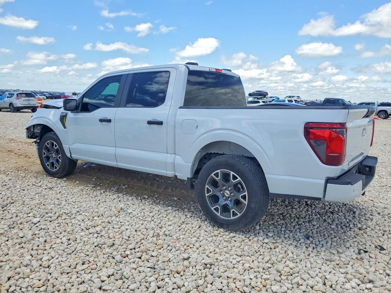 2025 Ford F-150 Lightning VIN 1FTEW2KPXSKD02011 COPART salvage auction — Front End, TX - SALVAGE VEHICLE TITLE, sold $13,100 on 2026-07-09 (photo 2)