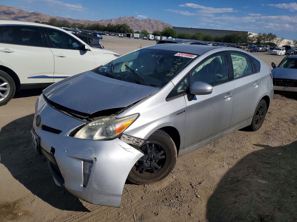 2014 Toyota Prius VIN JTDKN3DU0E0394194 COPART salvage auction — FRONT END, Nv - Salvage Title, sold $1,300 on 2026-07-16 (photo 1)