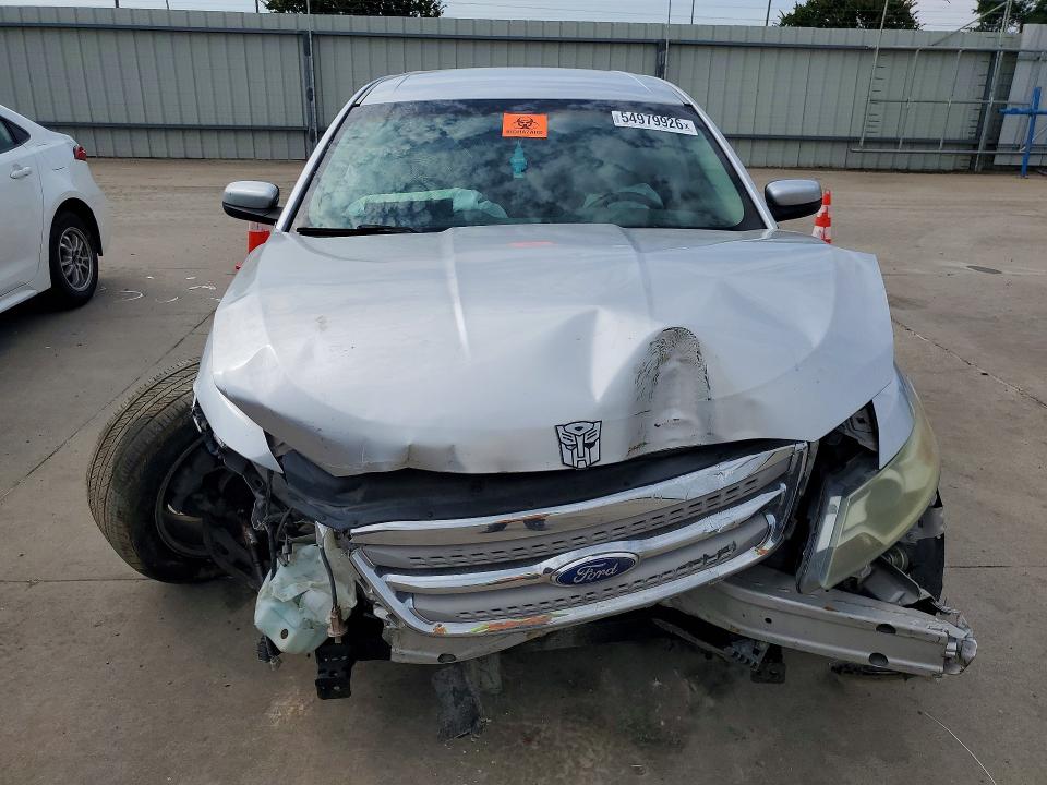 2012 Ford Taurus VIN 1FAHP2EW6CG125254 COPART salvage auction — FRONT END, TX - SALVAGE VEHICLE TITLE (P), sold $200 on 2026-08-20 (photo 5)