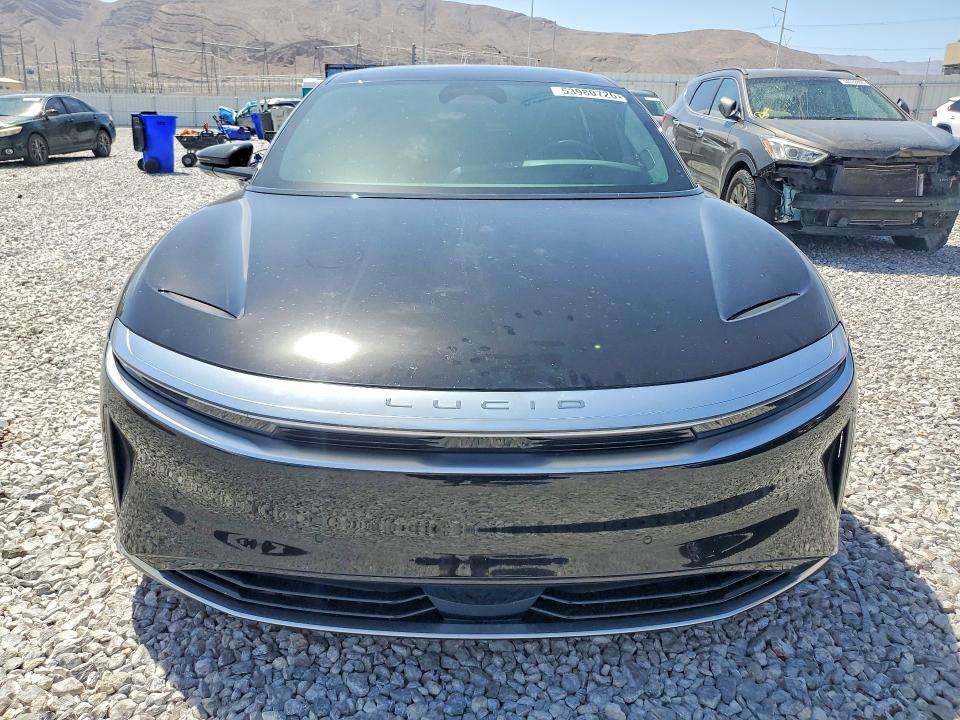 2023 Lucid Air VIN 50EA1PFA9PA021004 COPART salvage auction — SIDE, ID - SALVAGE CERTIFICATE OF TITLE, sold $12,000 on 2026-09-30 (photo 5)