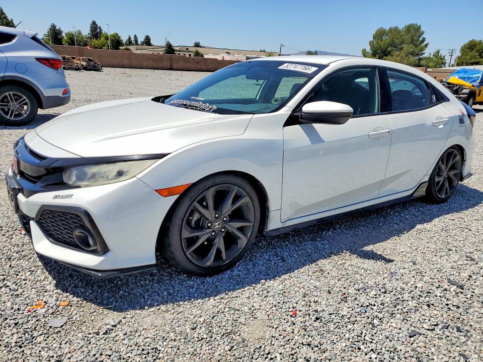 2018 Honda Civic VIN SHHFK7G41JU201915 COPART salvage auction — REAR END, Ca - Salvage Certificate, sold $1,100 on 2026-07-22 (photo 1)