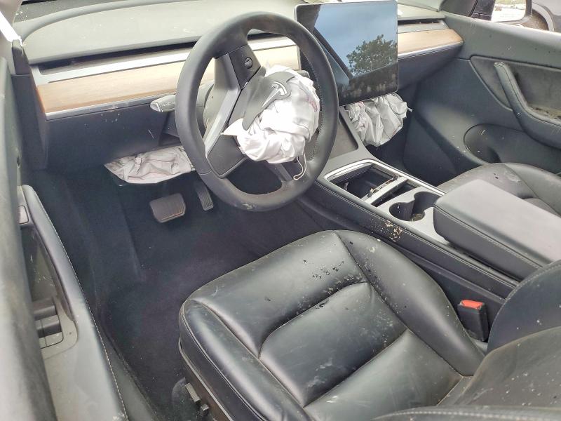 2022 Tesla Model y VIN 7SAYGDEEXNF320786 COPART salvage auction — FRONT END, Il - Salvage Certificate, sold $675 on 2026-07-28 (photo 8)