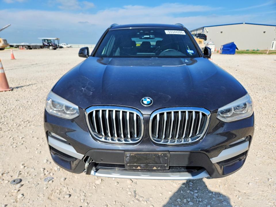 2019 BMW X3 VIN 5UXTR7C55KLF33399 COPART salvage auction — WATER/FLOOD, Tx - Salvage Title-Flood Damage, sold $7,000 on 2026-07-02 (photo 5)