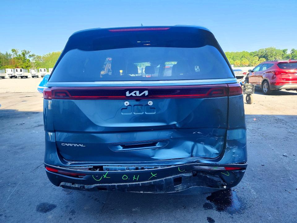 2023 Kia Carnival VIN KNDNE5H38P6285993 COPART salvage auction — REAR END, Fl - Cert Of Title Slvg Rebuildable, sold $10,200 on 2026-07-15 (photo 6)