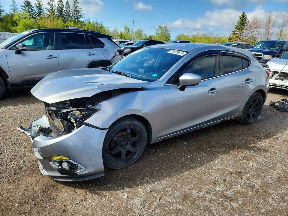 2014 Mazda VIN JM1BM1L72E1105023 COPART salvage auction — FRONT END, On - Permit Salvage, sold $600 on 2026-07-14 (photo 1)