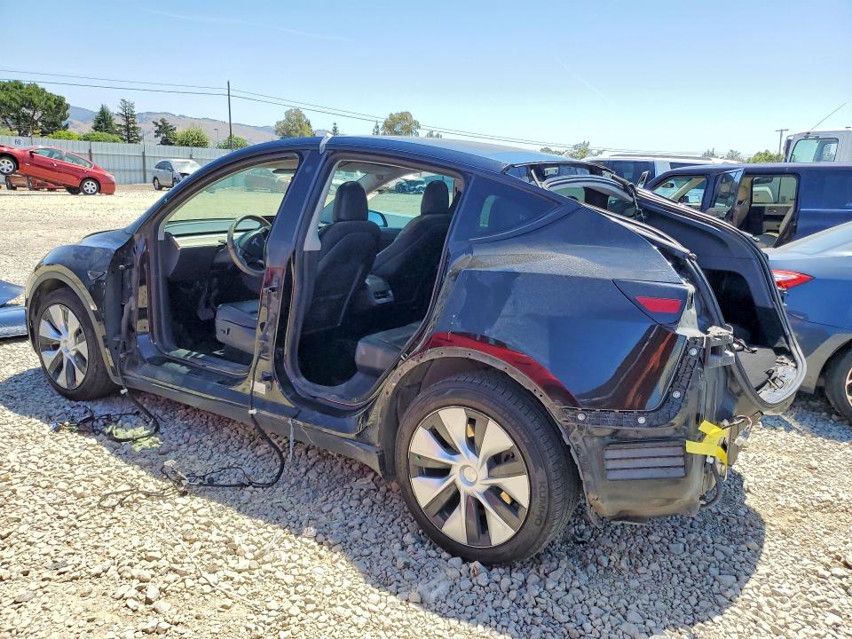 2021 Tesla Model y VIN 5YJYGDEEXMF105419 COPART salvage auction — SIDE, Ca - Salvage Certificate, sold $5,800 on 2026-07-28 (photo 2)