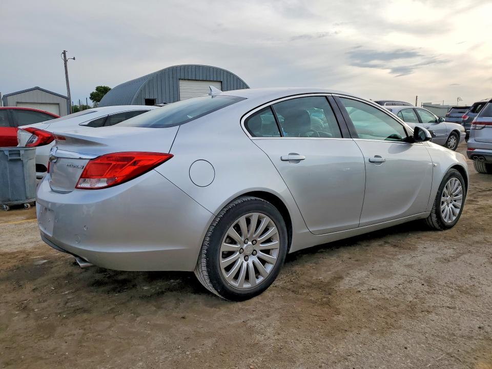 2011 Buick Regal VIN W04GV5EV4B1094957 COPART salvage auction — HAIL, Ks - Cert Of Title-Salvage, sold $1,650 on 2026-07-17 (photo 3)