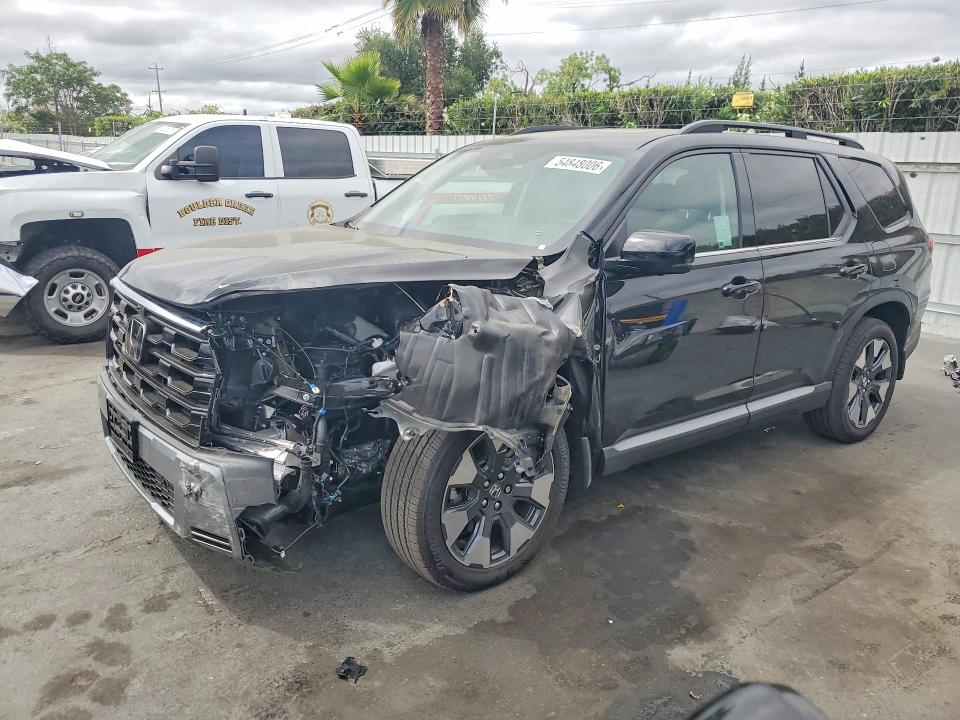 2026 Honda Pilot VIN 5FNYG1H76TB022533 COPART salvage auction — FRONT END, Ca - Salvage Certificate, sold $10,200 on 2026-07-30 (photo 1)