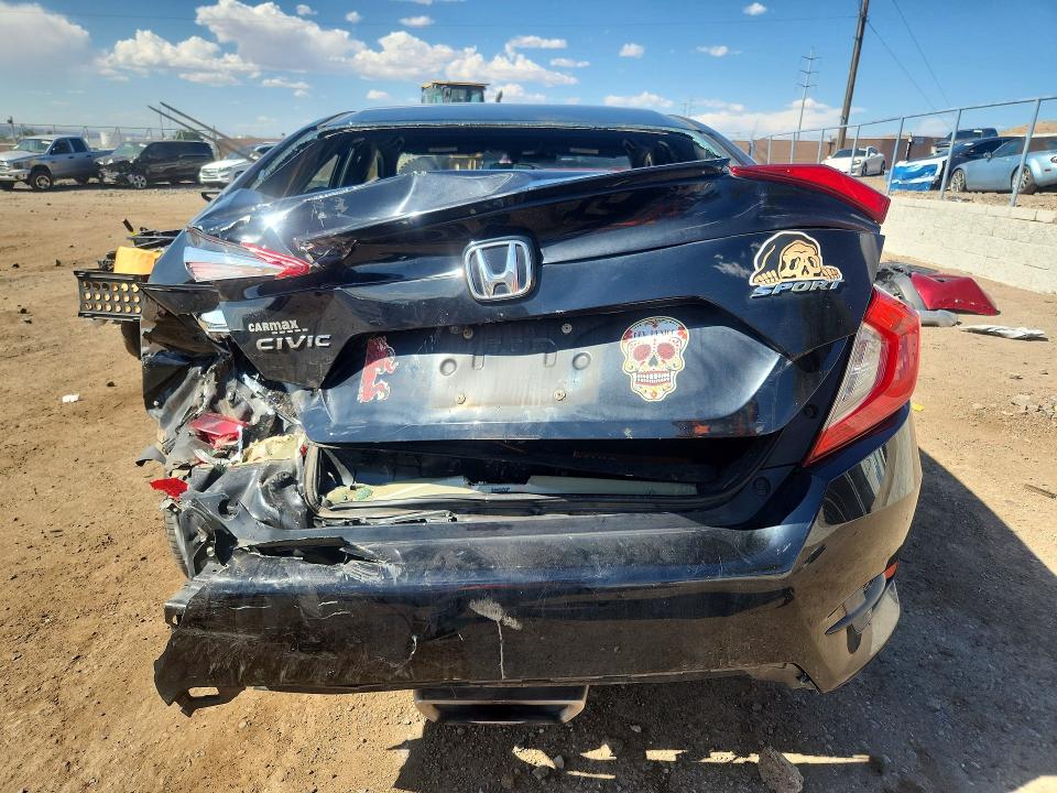 2021 Honda Civic VIN 2HGFC2F87MH503716 COPART salvage auction — REAR END, NM - CERT OF TITLE-SALVAGE, sold $4,600 on 2026-07-02 (photo 6)