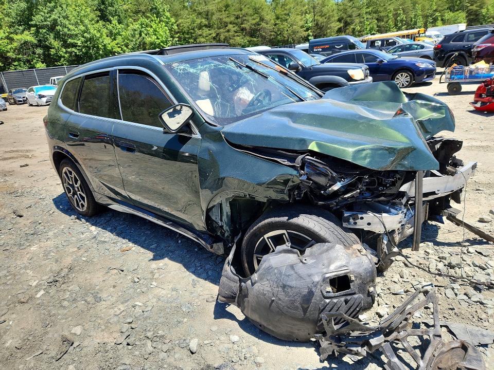 2023 BMW X1 VIN WBX73EF01P5Y22851 COPART salvage auction — FRONT END, Md - Cert Of Salvage > 75% Damage, sold $3,150 on 2026-07-10 (photo 4)