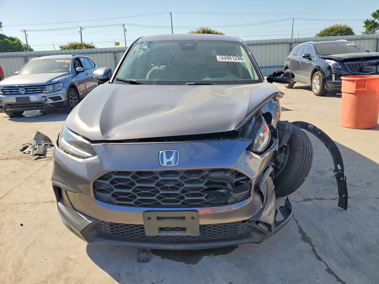 2023 Honda HR-V VIN 3CZRZ1H30PM722295 COPART salvage auction — Front End, TX - SALVAGE VEHICLE TITLE, sold $5,000 on 2026-06-25 (photo 5)