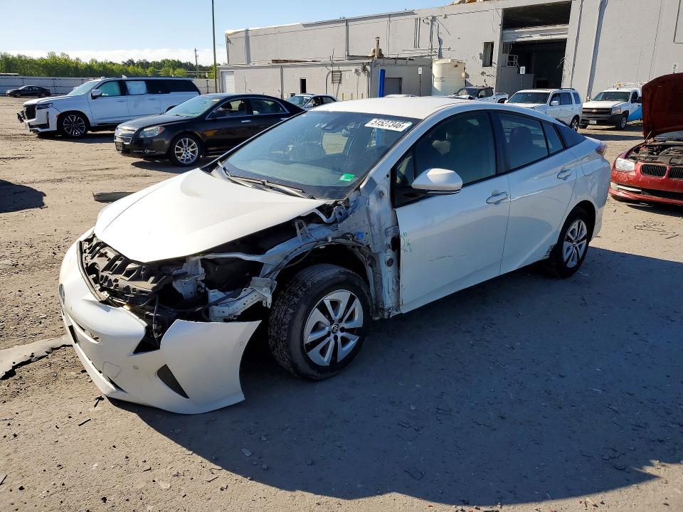 2017 Toyota Prius VIN JTDKBRFU7H3042273 COPART salvage auction — FRONT END, VA, sold $3,600 on 2026-07-22 (photo 1)