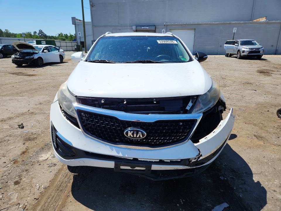 2014 Kia Sportage VIN KNDPBCAC6E7662909 COPART salvage auction — FRONT END, Va - Cert Of Title - Salvage, sold $1,750 on 2026-07-22 (photo 5)