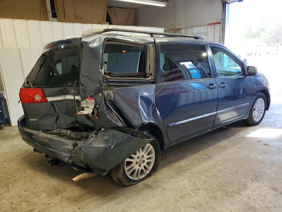 2009 Toyota Sienna VIN 5TDZK22C89S258474 COPART salvage auction — REAR END, Me - Cert Of Title-Salvage Collisio, sold $425 on 2026-07-02 (photo 3)