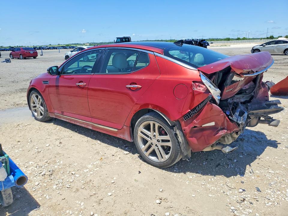 2013 Kia Optima VIN 5XXGR4A66DG122929 COPART salvage auction — REAR END, Tx - Salvage Vehicle Title, sold $1,000 on 2026-07-02 (photo 2)
