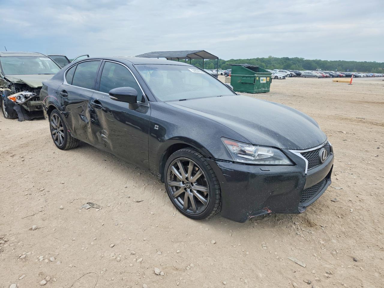 2014 Lexus GS 350 VIN JTHCE1BLXE5023726 COPART salvage auction — Side, MO - SALVAGE CERTIFICATE OF TITLE, sold $1,400 on 2026-07-09 (photo 4)
